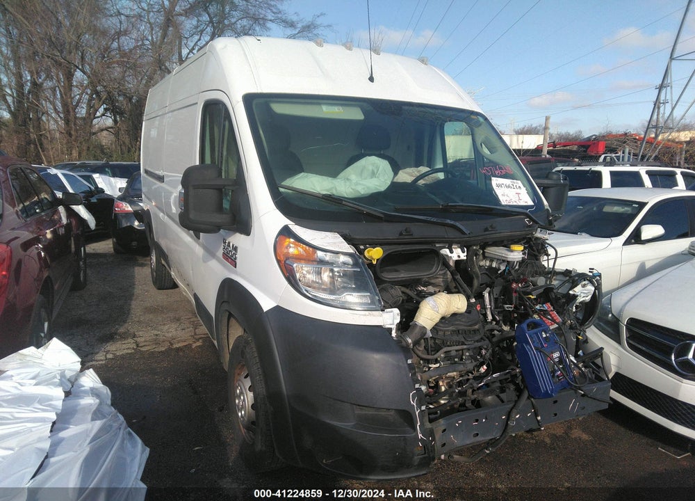 2021 RAM PROMASTER 2500 HIGH ROOF 159 WB VIN: 3C6LRVDG4ME521671