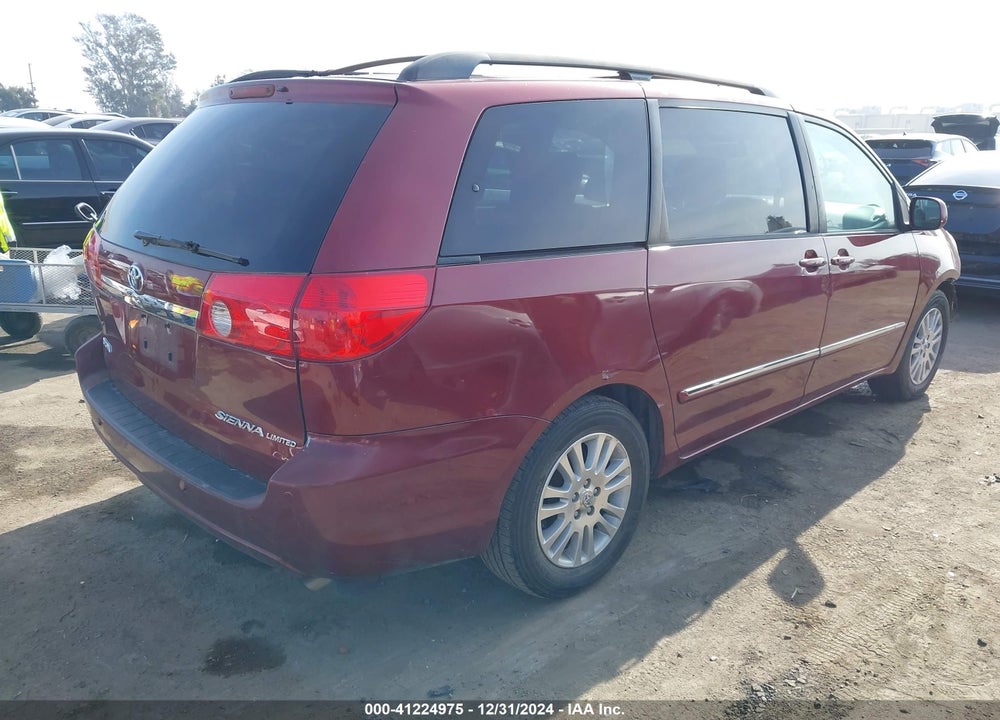 2008 TOYOTA SIENNA LIMITED VIN: 5TDZK22C58S203267