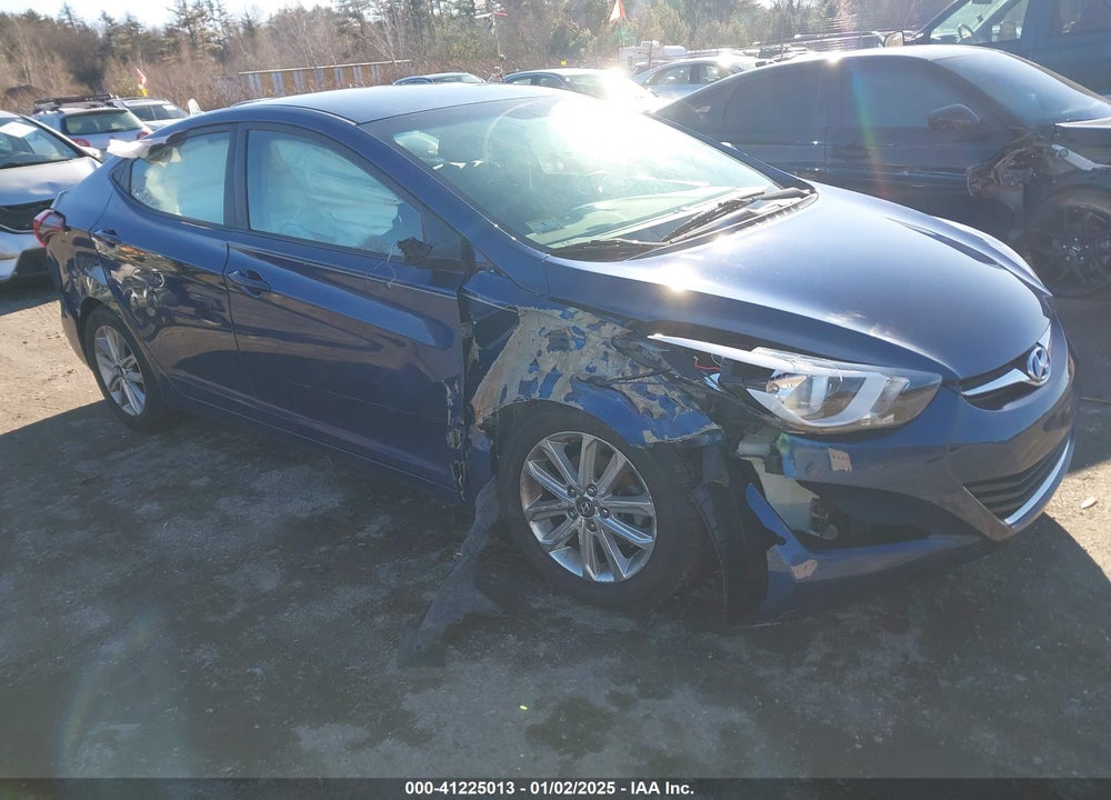 2016 HYUNDAI ELANTRA SE VIN: 5NPDH4AE9GH680411