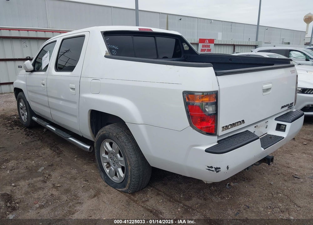 2007 HONDA RIDGELINE RTS VIN: 2HJYK16447H500466