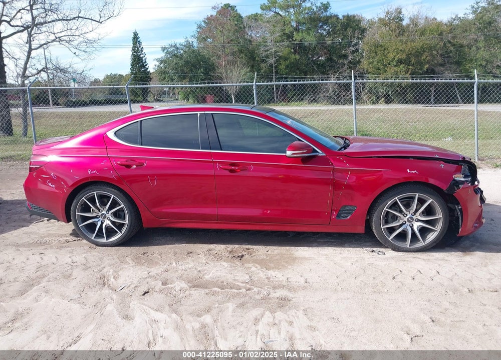 2022 GENESIS G70 VIN: KMTG34TA5NU092399