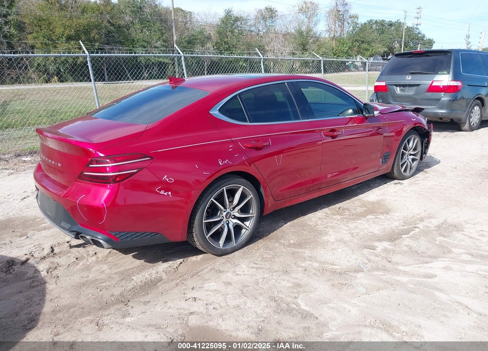 2022 GENESIS G70 VIN: KMTG34TA5NU092399