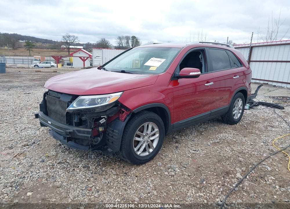 2014 KIA SORENTO LX V6 VIN: 5XYKT4A75EG452093