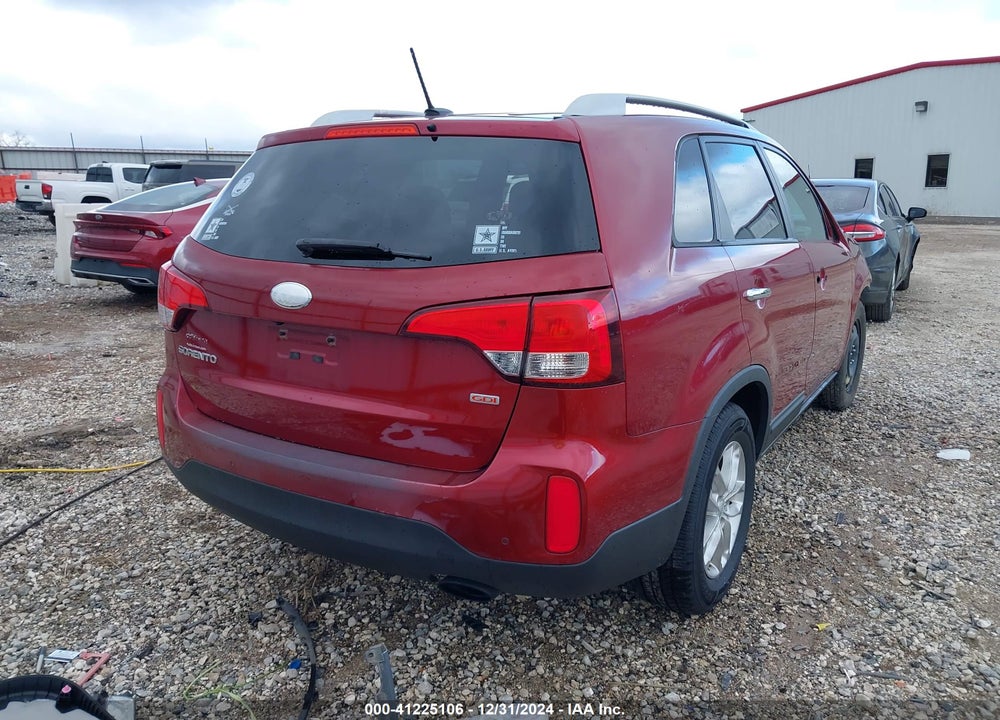 2014 KIA SORENTO LX V6 VIN: 5XYKT4A75EG452093