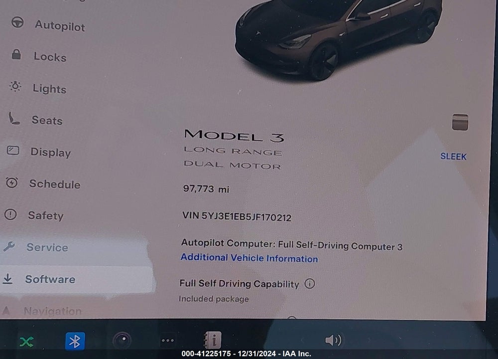 2018 TESLA MODEL 3 LONG RANGE/PERFORMANCE VIN: 5YJ3E1EB5JF170212
