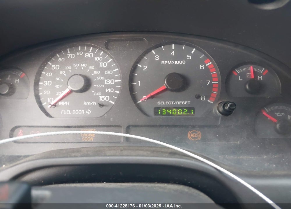 2003 FORD MUSTANG GT VIN: 1FAFP42X13F416248
