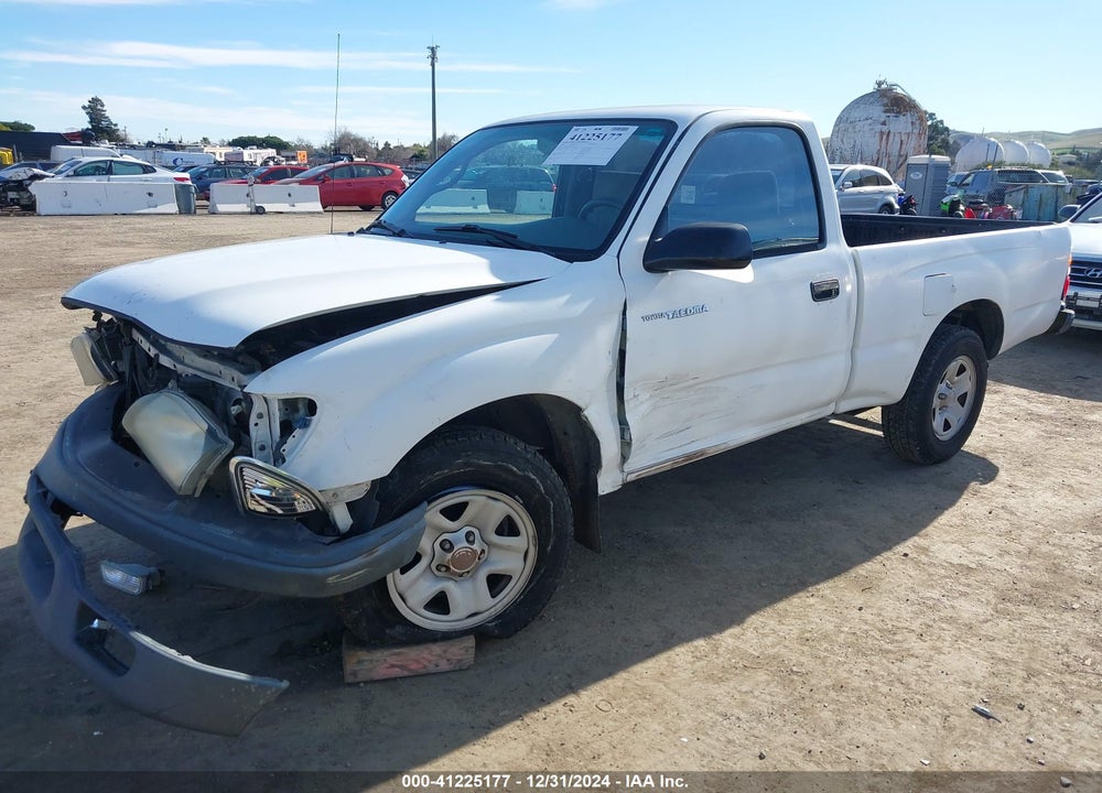 2002 TOYOTA TACOMA VIN: 5TENL42N62Z059523