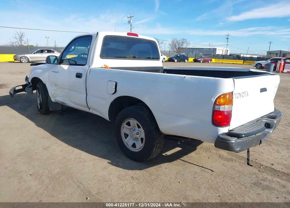 2002 TOYOTA TACOMA VIN: 5TENL42N62Z059523