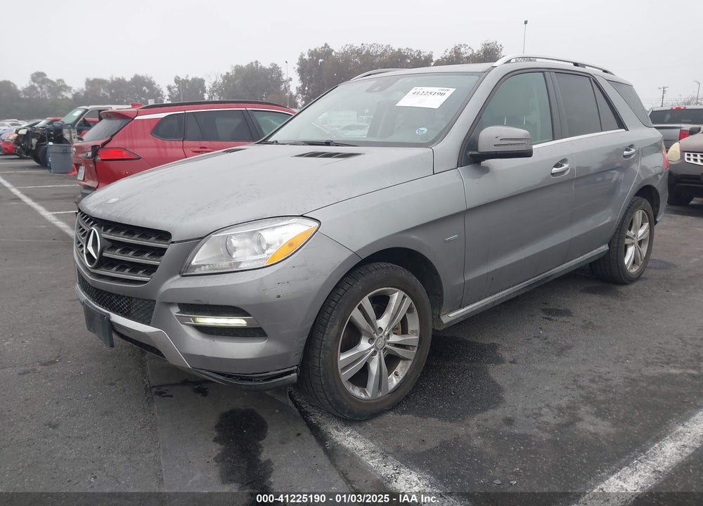2012 MERCEDES-BENZ ML 350 BLUETEC 4MATIC VIN: 4JGDA2EB9CA041502