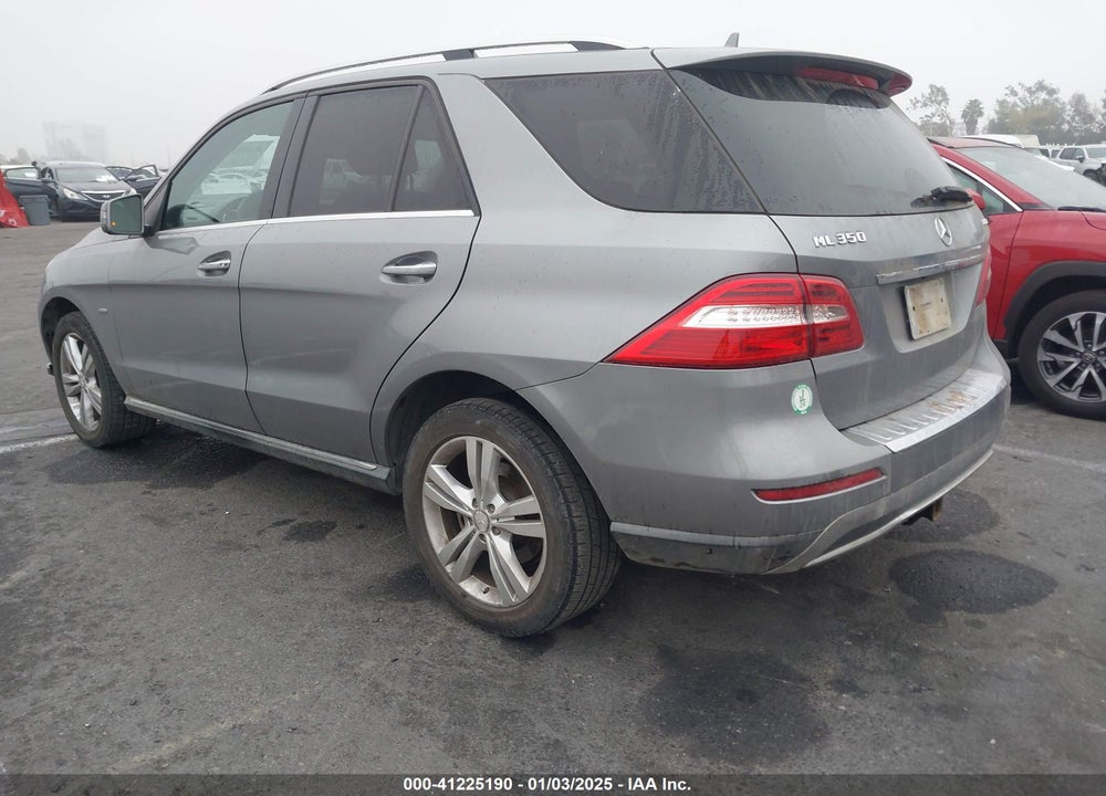 2012 MERCEDES-BENZ ML 350 BLUETEC 4MATIC VIN: 4JGDA2EB9CA041502