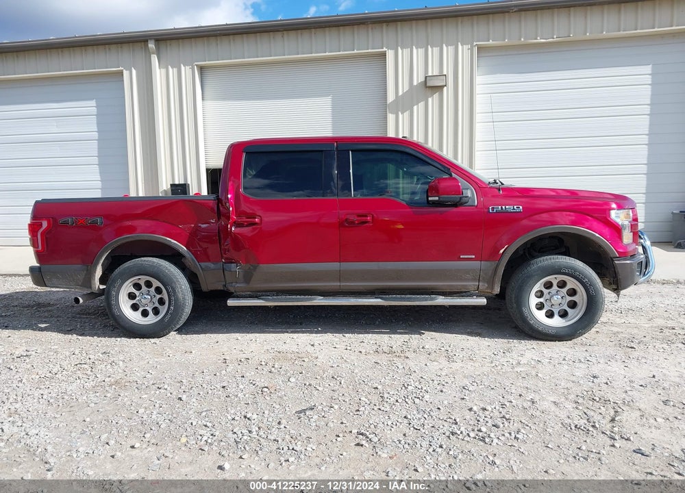 2016 FORD F-150 LARIAT VIN: 1FTEW1EP3GKF89379