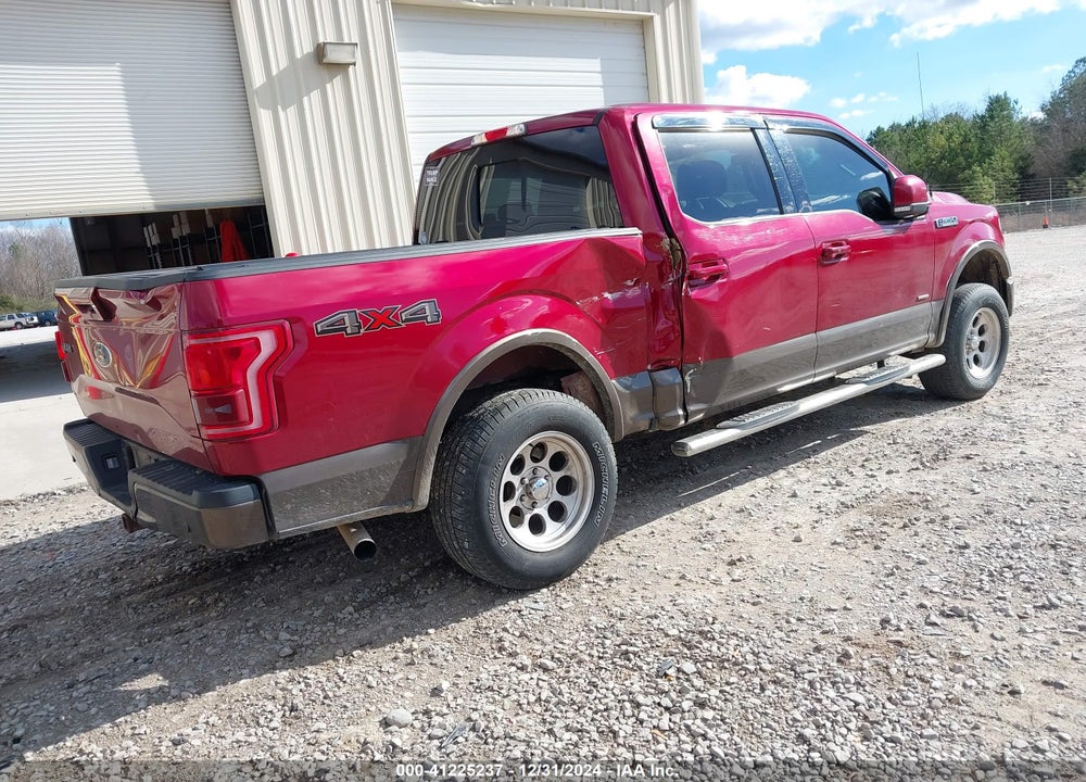2016 FORD F-150 LARIAT VIN: 1FTEW1EP3GKF89379