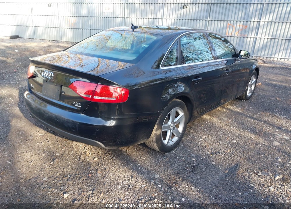 2010 AUDI A4 2.0T PREMIUM VIN: WAUFFAFLXAN046193