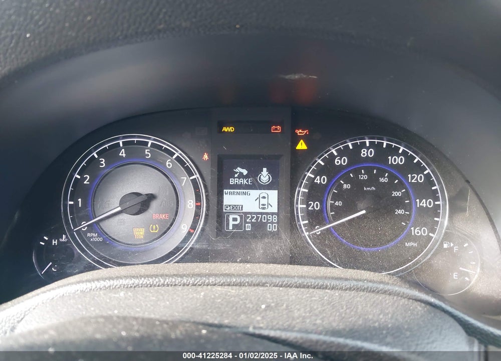 2010 INFINITI G37X VIN: JN1CV6AR2AM250271