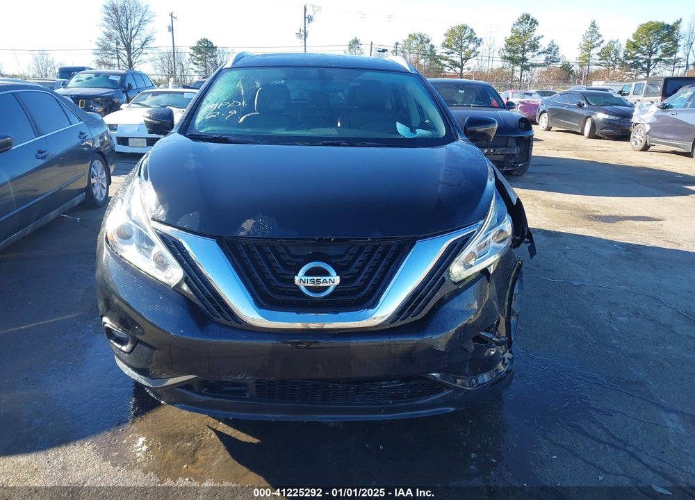2018 NISSAN MURANO PLATINUM VIN: 5N1AZ2MG7JN201634