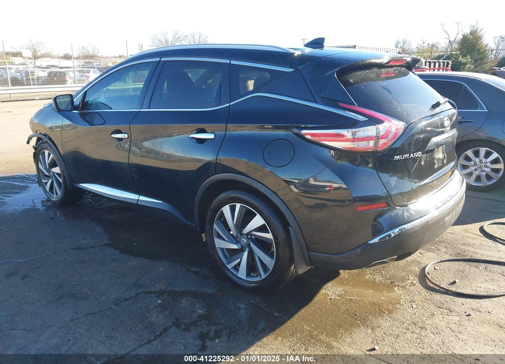 2018 NISSAN MURANO PLATINUM VIN: 5N1AZ2MG7JN201634
