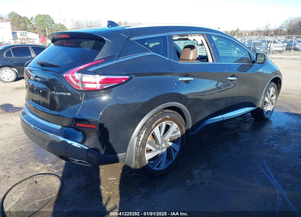 2018 NISSAN MURANO PLATINUM VIN: 5N1AZ2MG7JN201634