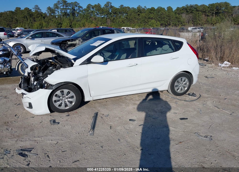 2017 HYUNDAI ACCENT VIN: KMHCT5AE6HU336375
