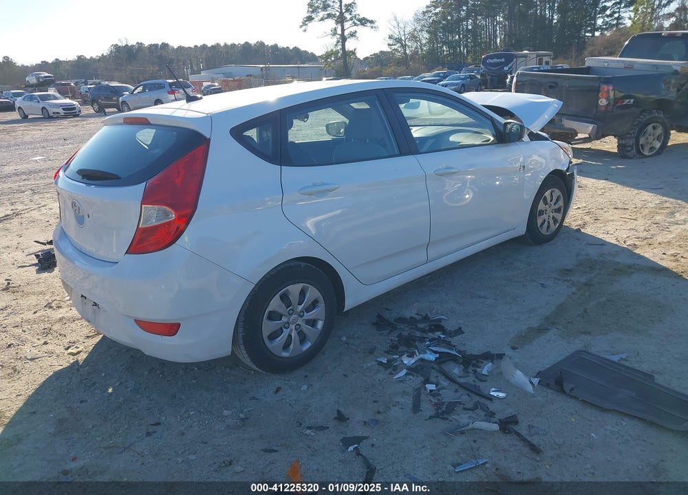 2017 HYUNDAI ACCENT VIN: KMHCT5AE6HU336375