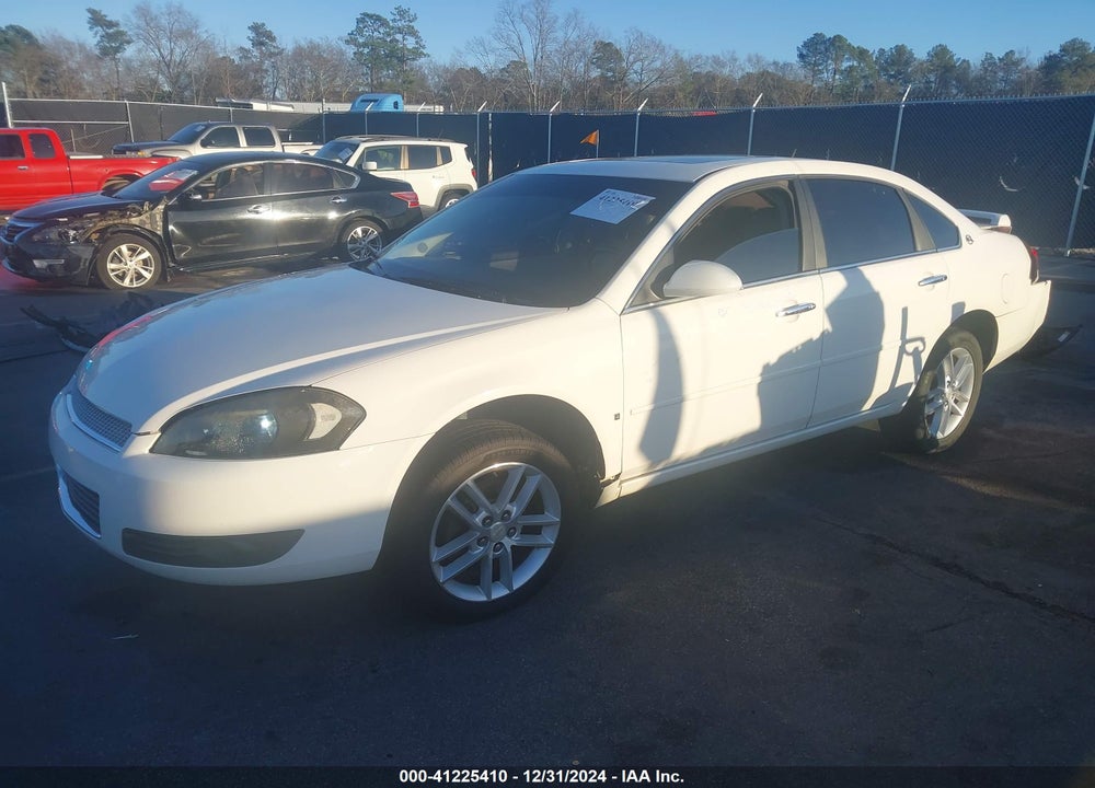 2008 CHEVROLET IMPALA LTZ VIN: 2G1WU583781195534