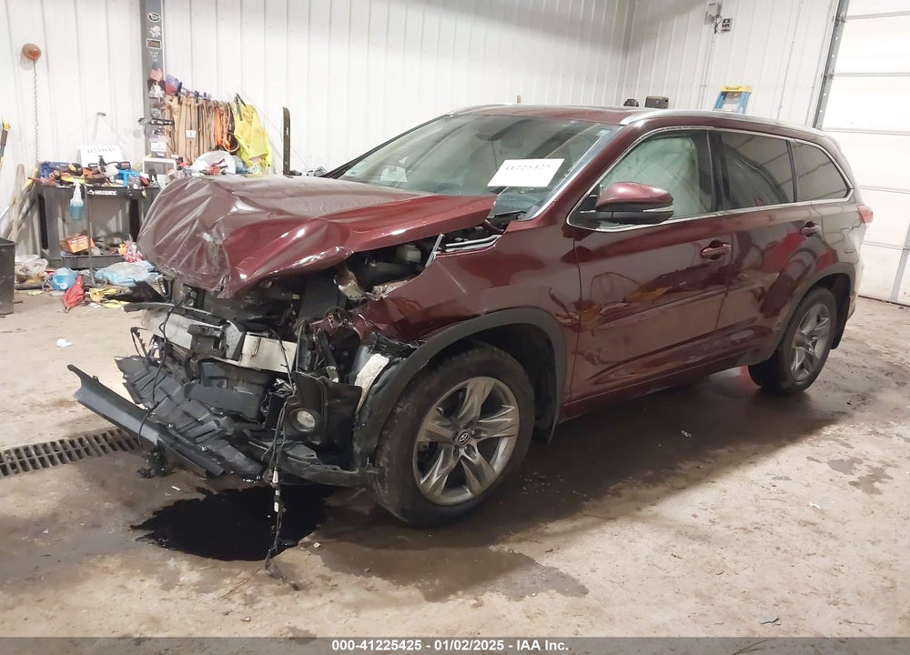 2019 TOYOTA HIGHLANDER LIMITED/PLATINUM VIN: 5TDDZRFH6KS734201