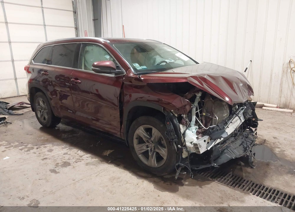 2019 TOYOTA HIGHLANDER LIMITED/PLATINUM VIN: 5TDDZRFH6KS734201