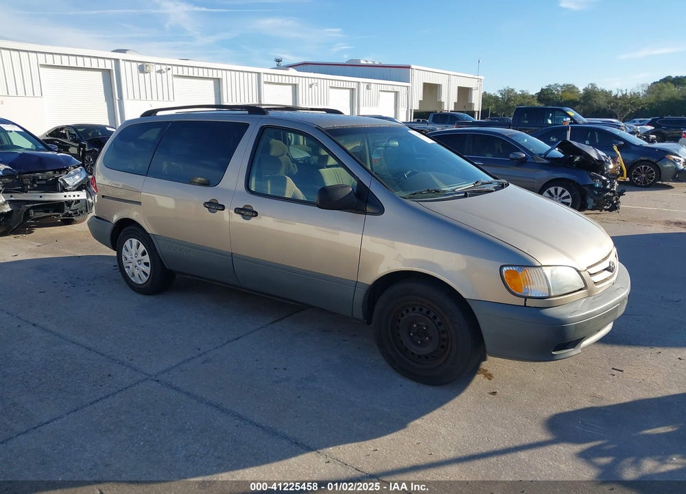 2002 TOYOTA SIENNA LE VIN: 4T3ZF13C82U437504