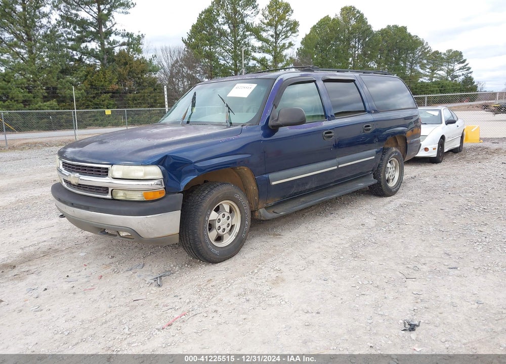 2002 CHEVROLET SUBURBAN 1500 LS VIN: 3GNEC16T12G289951