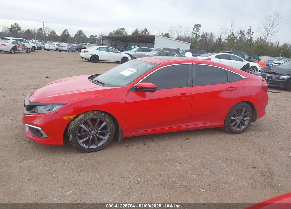2019 HONDA CIVIC VIN: JHMFC1F34KX003906