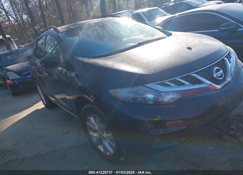2014 NISSAN MURANO SL VIN: JN8AZ1MU1EW407850