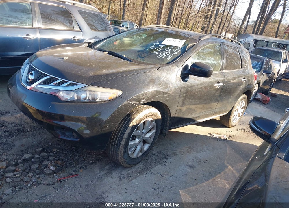 2014 NISSAN MURANO SL VIN: JN8AZ1MU1EW407850