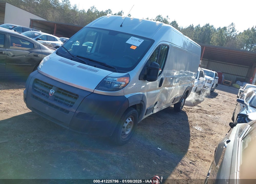 2018 RAM PROMASTER 2500 HIGH ROOF 159 WB VIN: 3C6TRVDG3JE127350