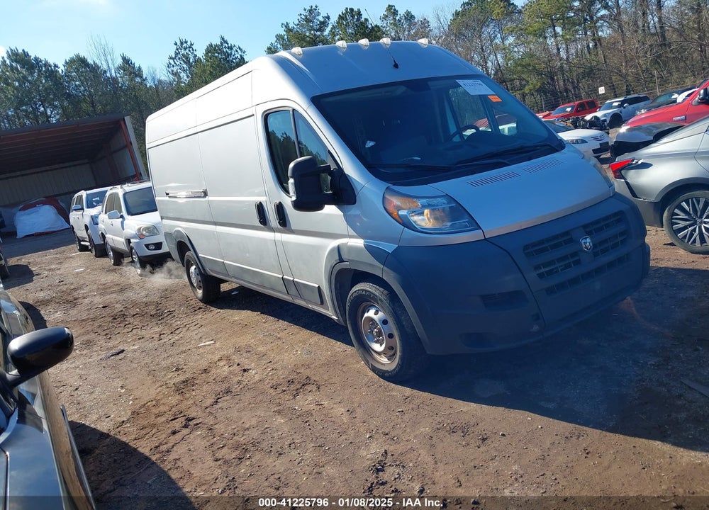 2018 RAM PROMASTER 2500 HIGH ROOF 159 WB VIN: 3C6TRVDG3JE127350