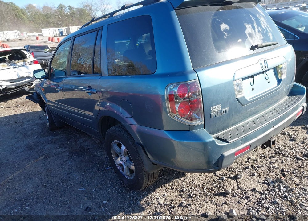 2007 HONDA PILOT EX-L VIN: 5FNYF28577B014681