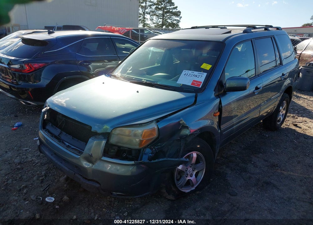 2007 HONDA PILOT EX-L VIN: 5FNYF28577B014681