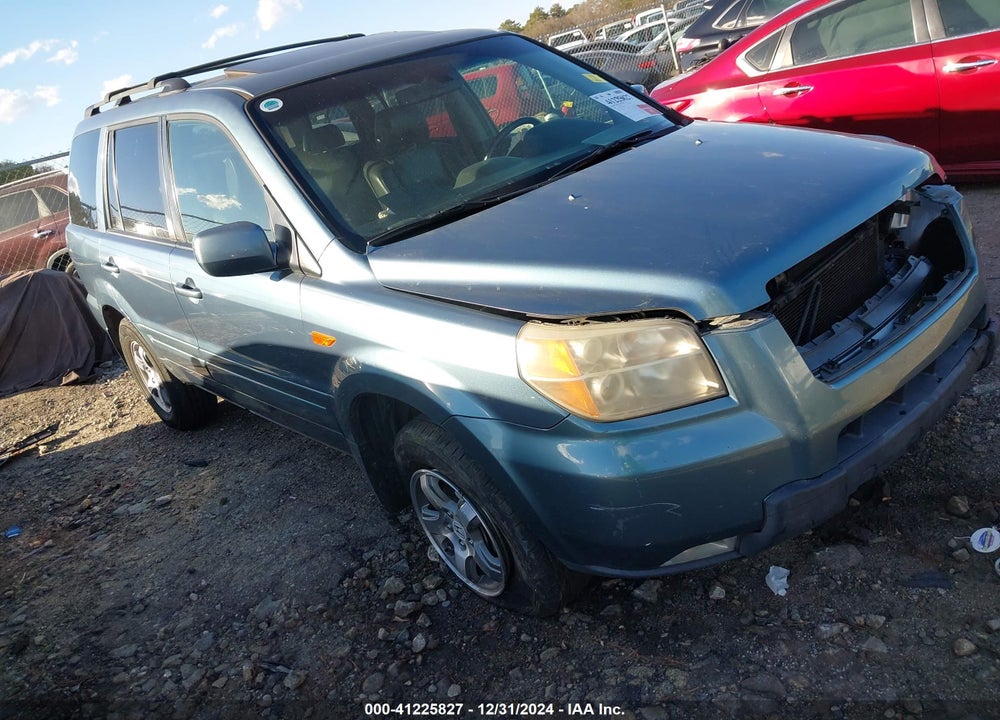 2007 HONDA PILOT EX-L VIN: 5FNYF28577B014681
