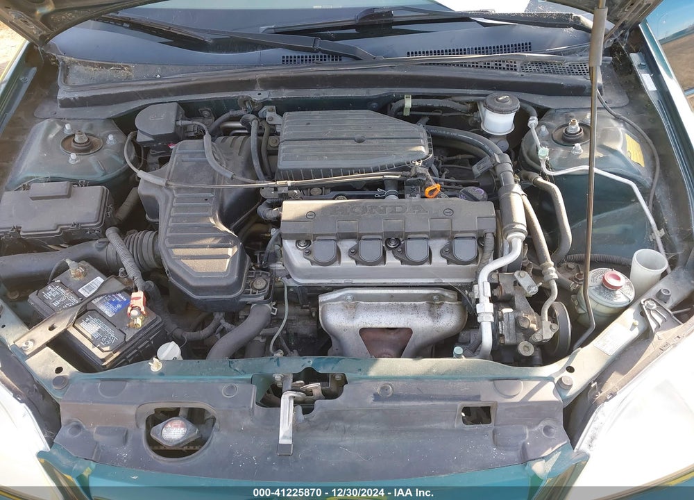 2001 HONDA CIVIC LX VIN: JHMES16581S001698
