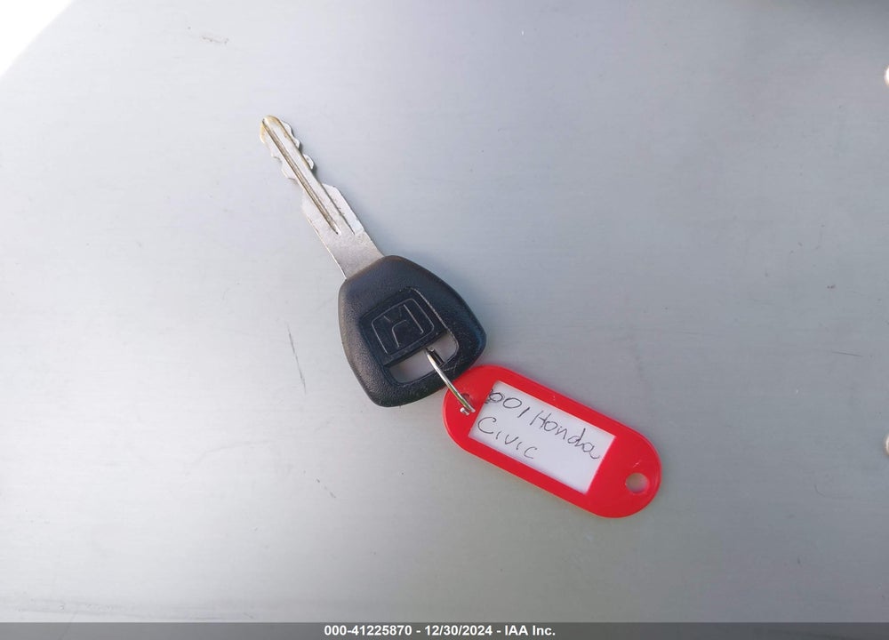 2001 HONDA CIVIC LX VIN: JHMES16581S001698