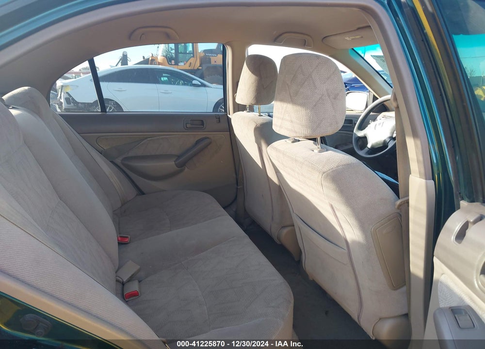 2001 HONDA CIVIC LX VIN: JHMES16581S001698