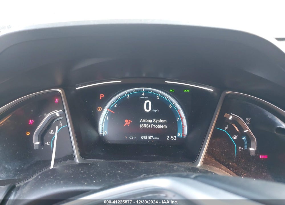 2019 HONDA CIVIC VIN: 2HGFC3B34KH351729