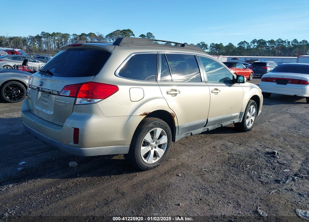 2010 SUBARU OUTBACK 2.5I PREMIUM VIN: 4S4BRBBC3A3355385