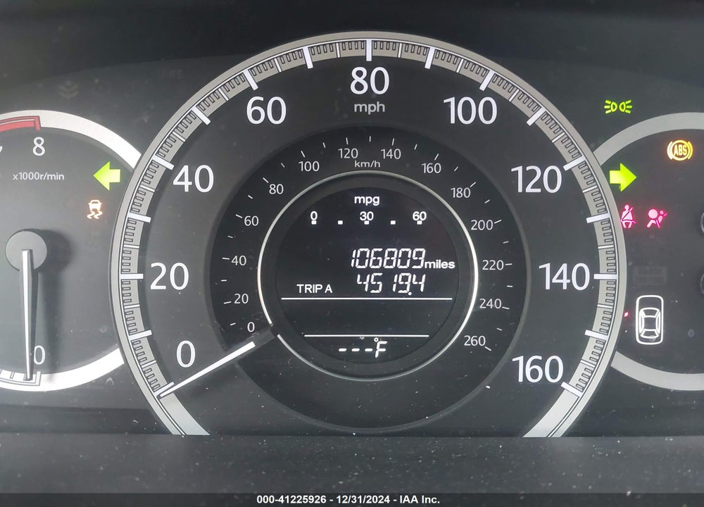 2013 HONDA ACCORD LX VIN: 1HGCR2F3XDA053855