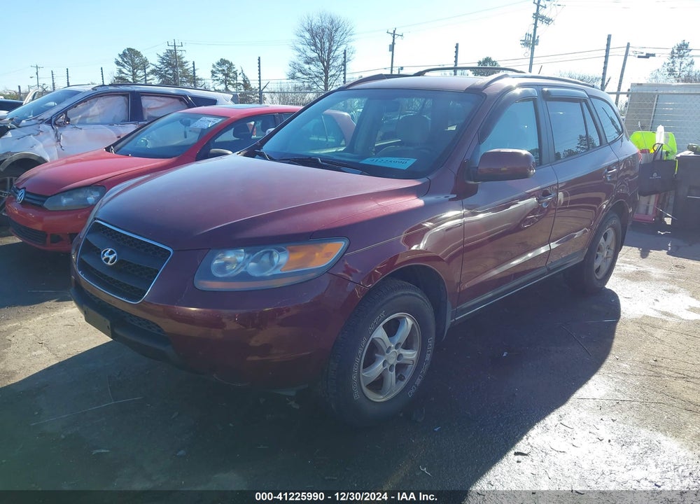 2007 HYUNDAI SANTA FE GLS VIN: 5NMSG13D47H105644