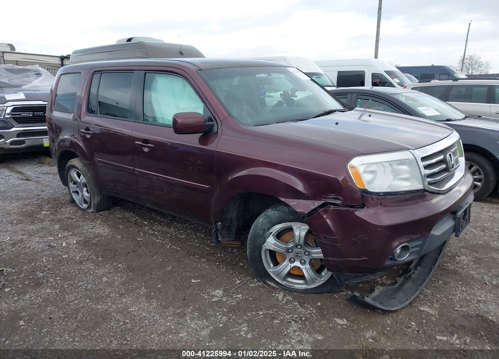 2012 HONDA PILOT EX VIN: 5FNYF4H47CB015701
