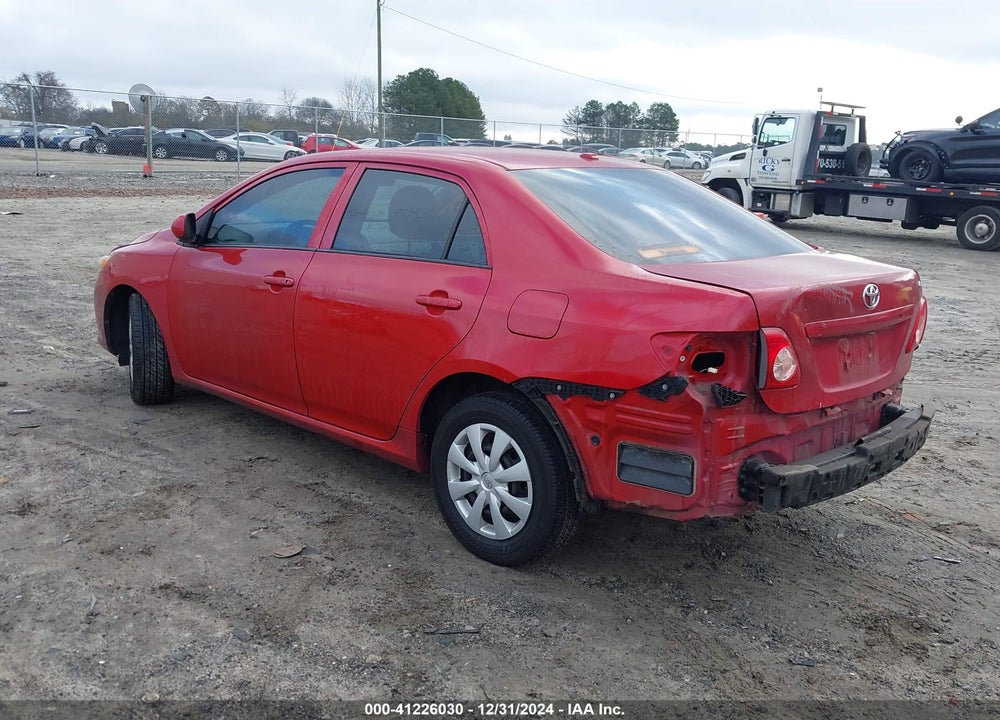2009 TOYOTA COROLLA VIN: 2T1BU40E79C143160