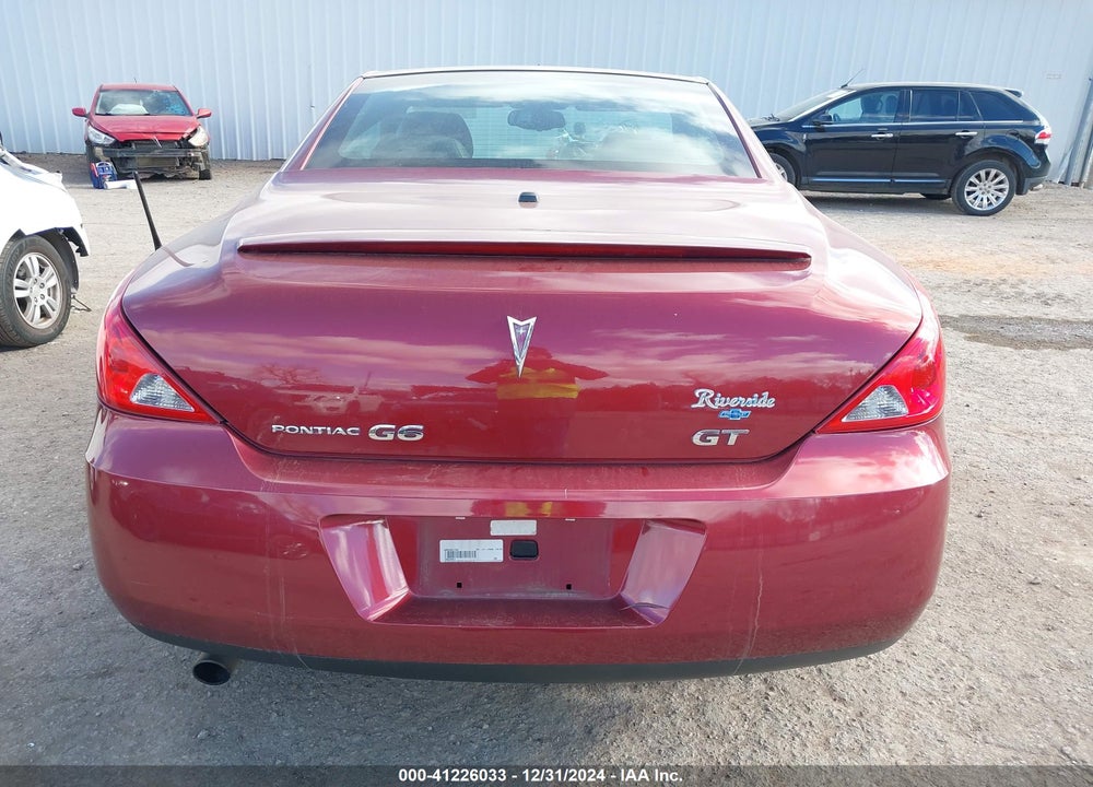 2008 PONTIAC G6 VIN: 1G2ZH36N384273317
