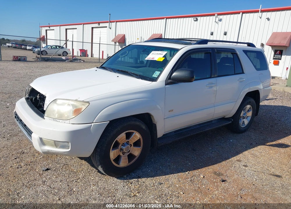 2004 TOYOTA 4RUNNER SR5 V8 VIN: JTEZT14R048003397