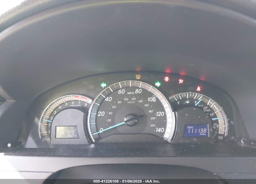2013 TOYOTA CAMRY VIN: 4T1BF1FK5DU678808