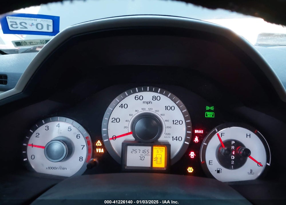 2010 HONDA PILOT EX-L VIN: 5FNYF4H6XAB010684