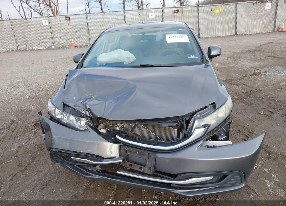 2013 HONDA CIVIC LX VIN: 19XFB2F54DE225988
